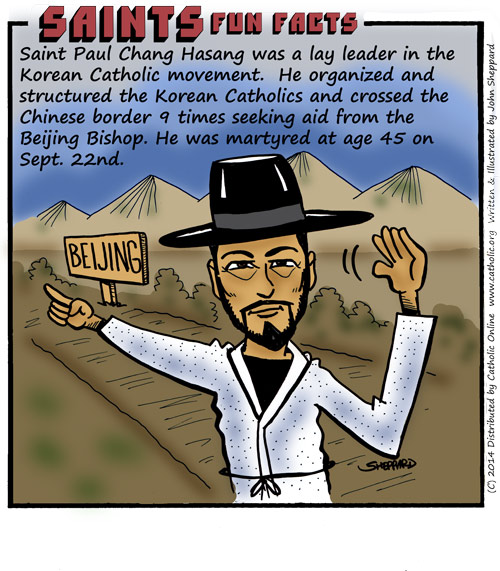 Sts. Andrew Kim Taegon, Paul Chong Hasang, and Companions Fun Fact Image