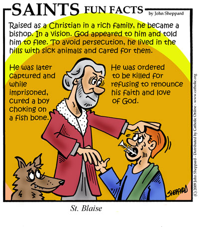 St. Blaise Fun Fact Image